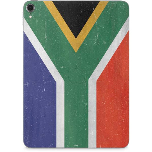 South Africa Flag Distressed Apple iPad Pro Skin